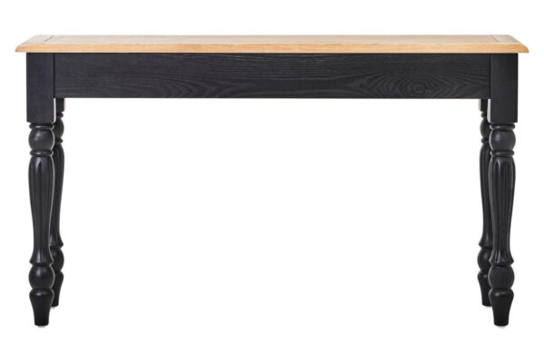 Kensington Townhouse Grey Wash and Antique Black Console Table