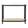 Cebu Rattan and Glass 2 Tier Console Table