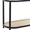 Cebu Rattan and Glass 2 Tier Console Table