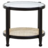 Cebu Rattan and Glass Side Table