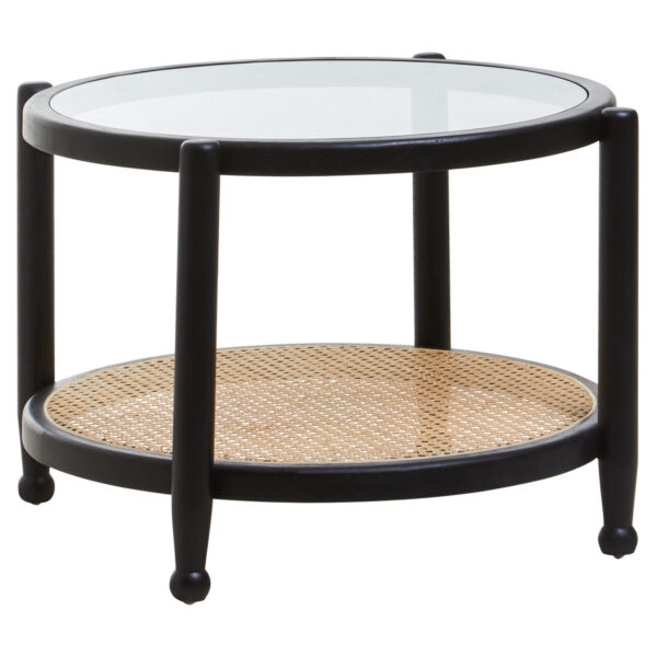 Mataram Rattan Coffee Table With Glass Top