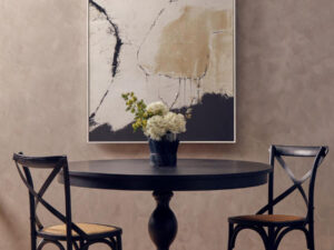 Lyon Oak Wood Round Dining Table