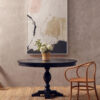 Lyon Oak Wood Round Dining Table