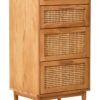 5528692_01_-_web_size__34805.1754522590.jpg Lyon Rattan and Oak Wood Chest of Four Drawers