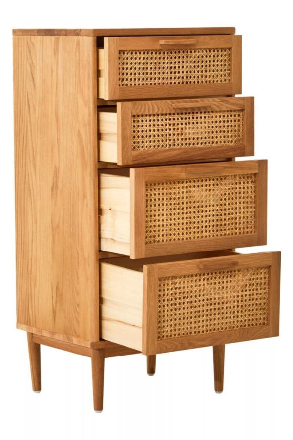 5528692_02_-_web_size__96928.1754522591.jpg Lyon Rattan and Oak Wood Chest of Four Drawers