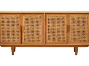 5528695_-_web_size__15310.1781850672.jpg Lyon Rattan and Oak Wood 4 Door Sideboard