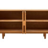 Lyon Rattan and Oak Wood 4 Door Sideboard
