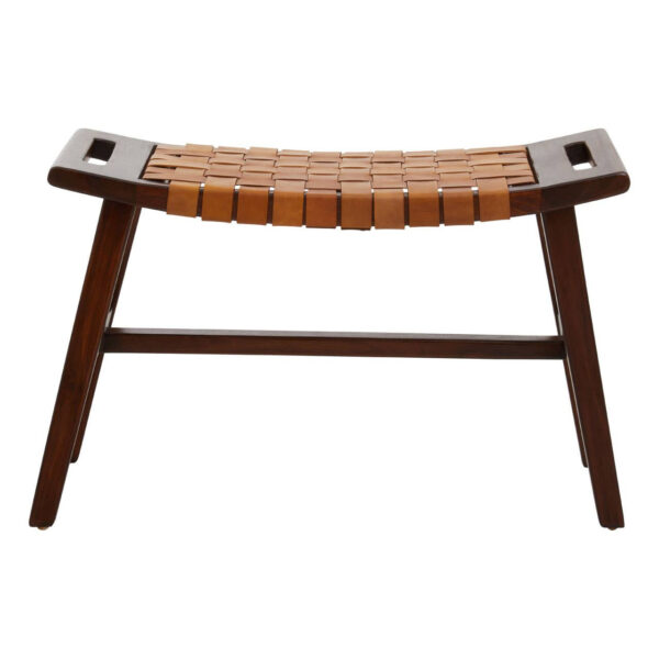 5528956__36932.1754524665.jpg Inca Tan Leather Lattice Design Stool