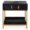 5528994__70115.1754524809.jpg Kensington Townhouse Leather Side Table with Gold Frame