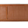 Myan 3 Drawer Acacia Wood White Marble Sideboard