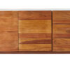 Myan 3 Drawer Acacia Wood White Marble Sideboard