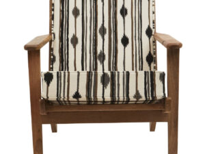 Cefena Armchair With Angular Arms