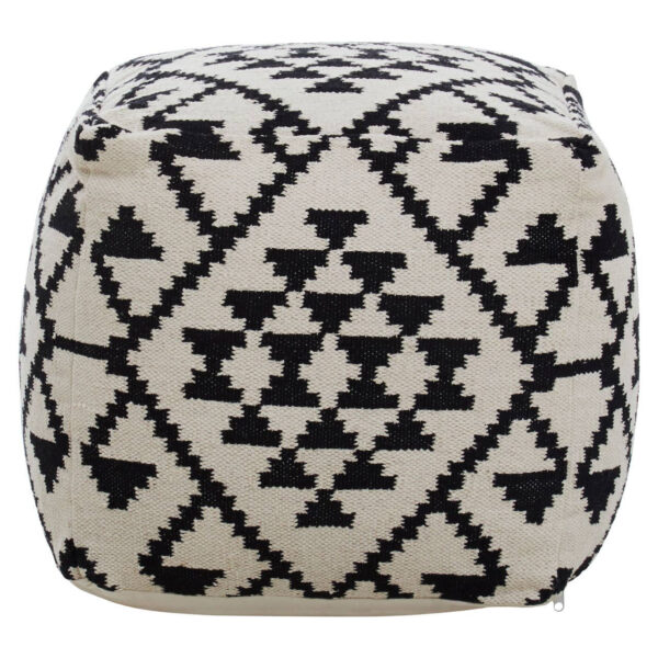5529525__52656.1754526044.jpg Cefena Square Black and White Patterned Pouffe