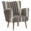 Cefena Grey And White Chair