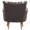 Cefena Grey And White Chair
