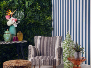 Cefena Grey And White Chair