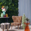 Cefena Grey And White Stool