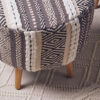 Cefena Grey And White Stool