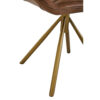 Buffalo Brown Leather Footstool