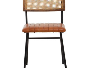 Buffalo Tan Leather Dining Chair