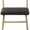 Buffalo Black Leather Dining Chair