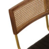 Buffalo Black Leather Dining Chair