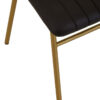 Buffalo Black Leather Dining Chair