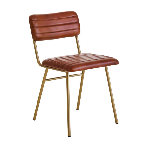 5529638_01__07906.1754526766.jpg Buffalo Tan Leather Dining Chair With Gold Finish Frame
