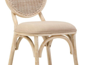Cebu White Wash Elm Wood Dining Chair