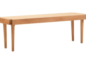 Cebu Natural Cane and Beech Wood Bench