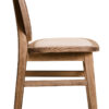 Cebu Beige Fabric and White Wash Elm Wood Dining Chair