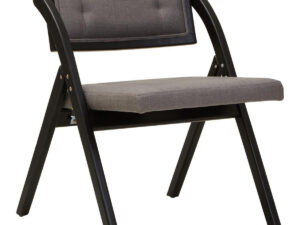 Cebu Grey and Black Elm Wood Folding Chair