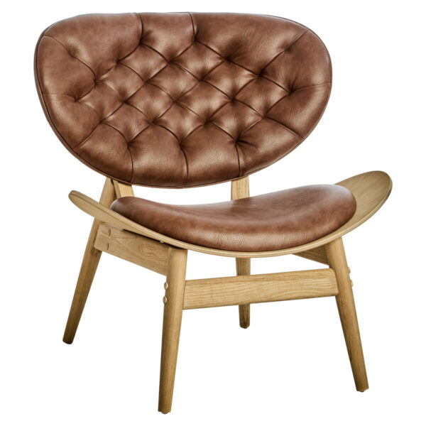5529753_01__42523.1783506440.jpg Vinsi Brown Leather Effect Chair with Elm Wood Frame