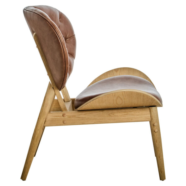 5529753_02__76614.1783506440.jpg Vinsi Brown Leather Effect Chair with Elm Wood Frame