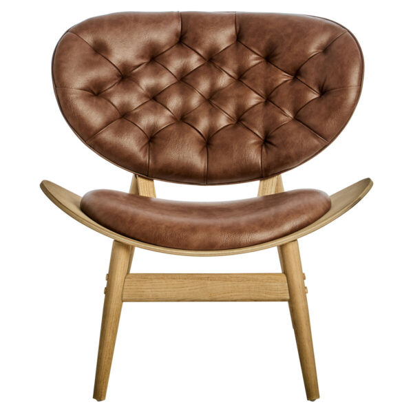 5529753__07126.1783506440.jpg Vinsi Brown Leather Effect Chair with Elm Wood Frame