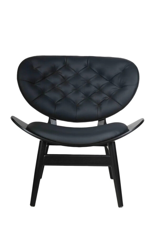 5529754__57282.1783506371.jpg Vinsi Black Leather Effect Chair with Elm Wood Frame