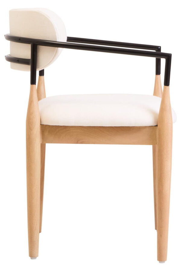 5529799_02_1__23682.1754507316.jpg Persolo Cream Textured Dining Chair with Wood Frame