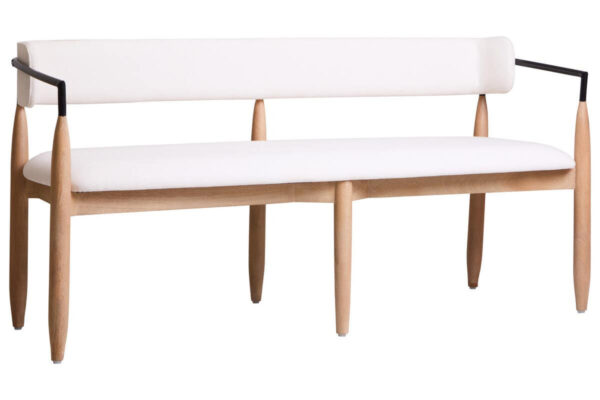 5529800_01_1_1__22115.1754507330.jpg Persolo Cream Textured Fabric Dining Bench with Wood Frame