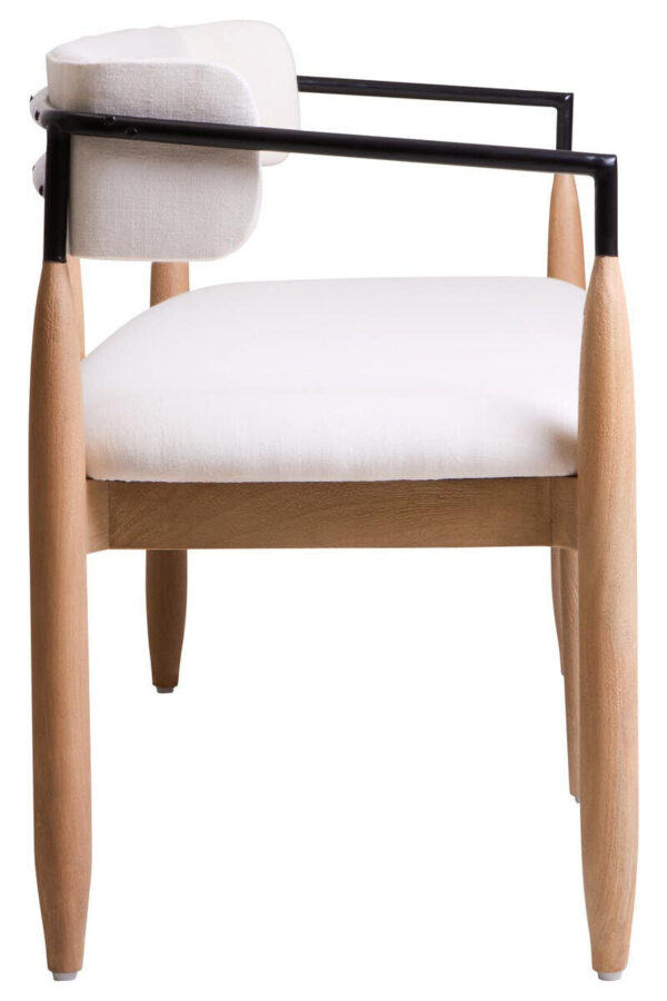 5529800_02_1_1__42415.1754507330.jpg Persolo Cream Textured Fabric Dining Bench with Wood Frame