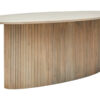 Torello Grey Mango Wood Oval Dining Table