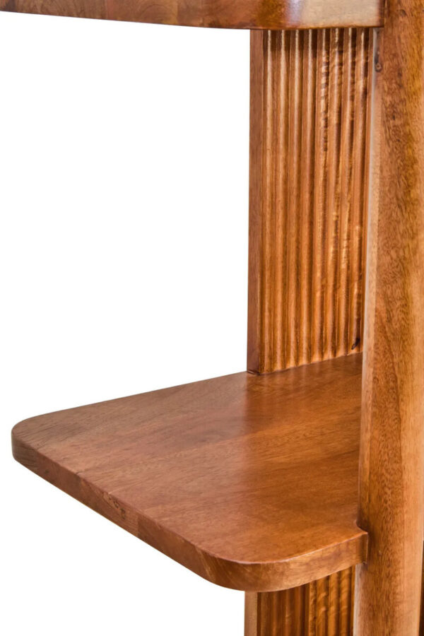Torello Five Tier Mango Wood Shelf Unit