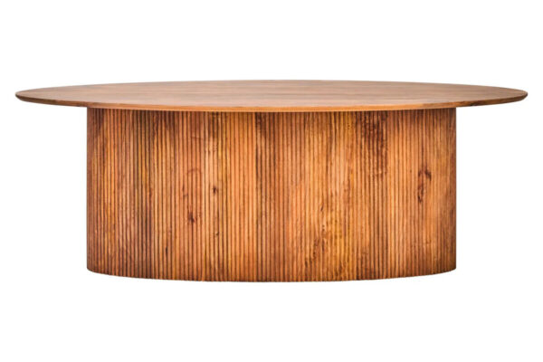 Torello Mango Wood Oval Dining Table