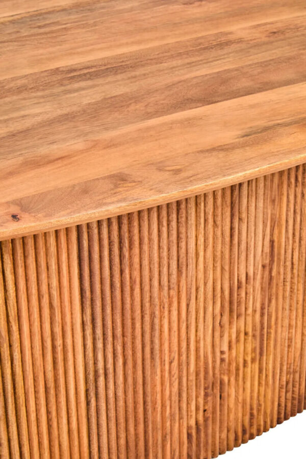 Torello Mango Wood Oval Dining Table