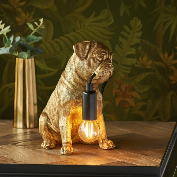 DF-GAL-5016087185603-4 Pug Puppy Table Lamp