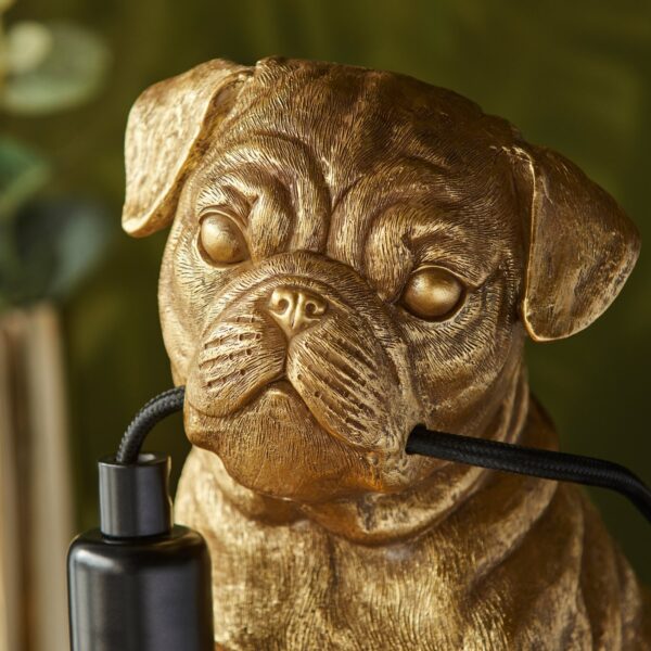 DF-GAL-5016087185603-6 Pug Puppy Table Lamp
