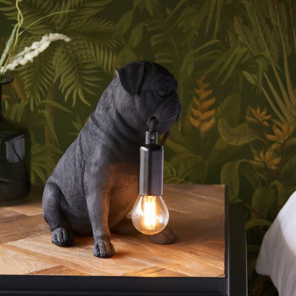 DF-GAL-5016087185610-5 Pug Puppy Table Lamp