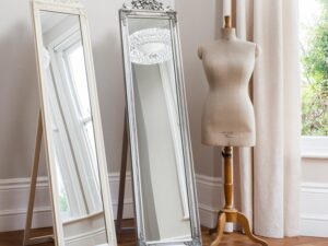 DF-GAL-5055299433560-1 Lambeth Wood Cheval Mirror