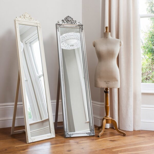 DF-GAL-5055299433560-1 Lambeth Wood Cheval Mirror
