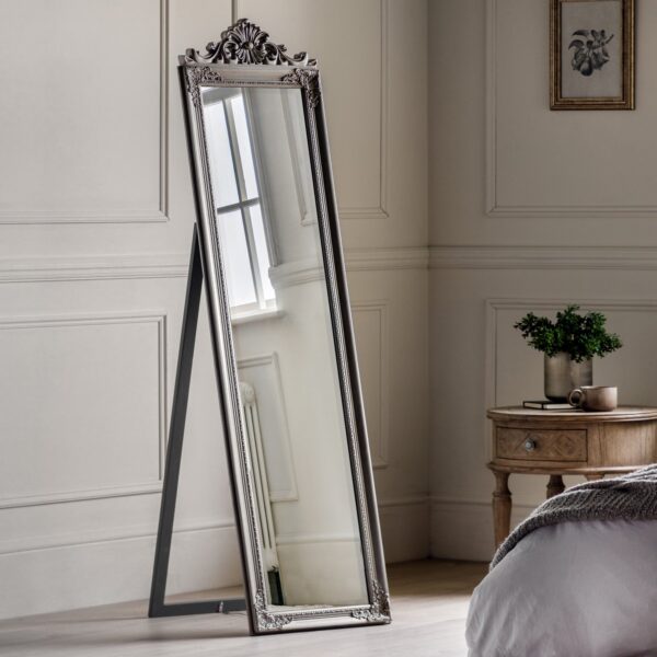 DF-GAL-5055299433942-2 Lambeth Wood Cheval Mirror