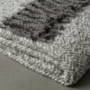 Herringbone Faux Mohair Throw
